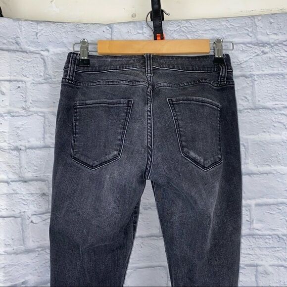 Arizona jean Co distressed jeans black sz 1 - Picture 7 of 9